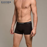 Hanford Men Quick Dry Polyester with Spandex Travel Fitness Boxer Briefs - Assorted (3in1 Pack)