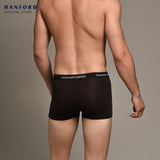 Hanford Men Quick Dry Polyester with Spandex Travel Fitness Boxer Briefs - Assorted (3in1 Pack)