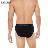 Hanford Men Regular Cotton Briefs Tuxx - Black (3in1 Pack)