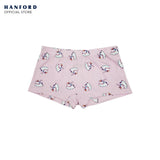 Hanford Kids Girls Teens Regular Cotton Hipster Boyleg Shorts Unicorn - Assorted Print (3in1 Pack)