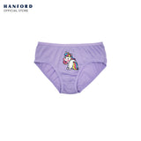 Hanford Kids Girls Teens Regular Cotton Hipster Panty Unicorn - Assorted Print (3in1 Pack)