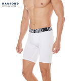 Hanford Athletic Men Pro Cool Quick Dry Compression Shorts Velosis - White (Single Pack)
