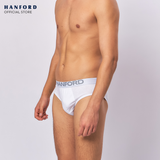 Hanford Men Regular Cotton Briefs OG Wes / Buck - White / Black (1PC/Single Pack)
