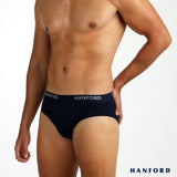 Hanford Men Regular Cotton Briefs OG Prime - Navy Blazer (1PC/Single Pack) S-4X Big Plus Size