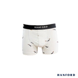 Hanford Kids/Teens Cotton w/ Spandex Boxer Briefs - Beagle Print/Almond (Single Pack)