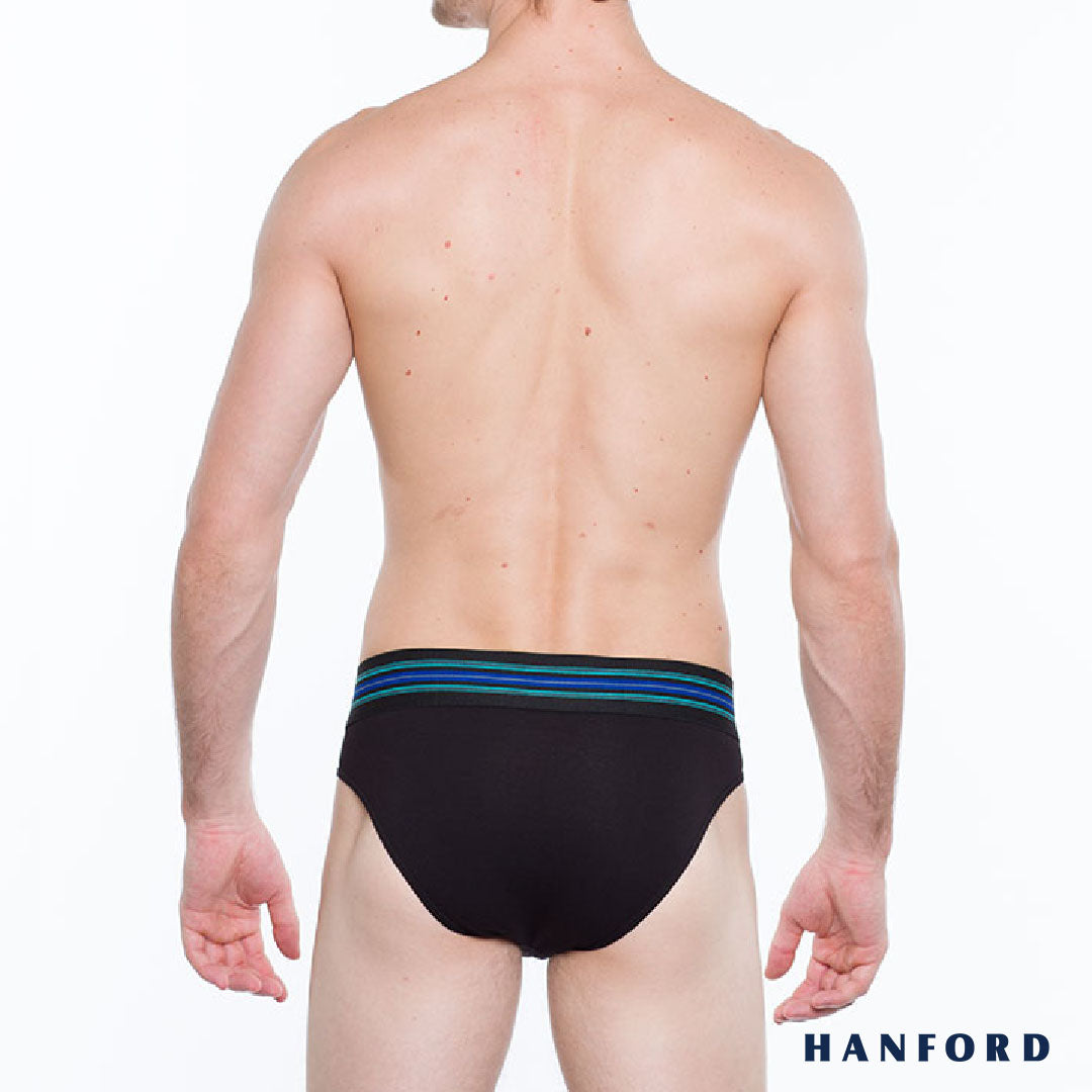 Hanford Athletic Men Cotton w/ Spandex Supporter Briefs - Black (Singl –  HANFORD