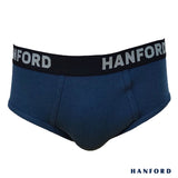Hanford Men Premium Cotton Modern Hipster Briefs Jon - Assorted Colors (3in1 Pack)