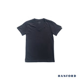 Hanford Kids/Teens V-Neck Short Sleeves Shirt - Denim (Single Pack)