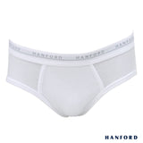 Hanford Men Premium Cotton Hipster Briefs - White (3in1 Pack)
