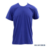 Hanford Men/Teens R-Neck Cotton Modern Fit Short Sleeves Shirt - Midnight Blue (SinglePack)