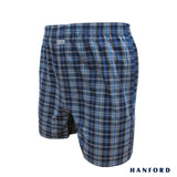 Hanford Men 100% Cotton Woven Boxer Shorts - Checkered SETK (1PC/SinglePack)