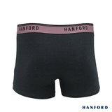 Hanford Men Cotton Melange w/ Spandex Boxer Briefs Holden - JetSet Black Melange (Single Pack)