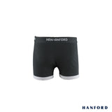 Hanford Kids/Teens Cotton w/ Spandex Boxer Briefs - Grant/Dark Gray (Single Pack)