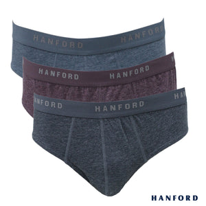 Hanford Men Regular Cotton Briefs Ace - Assorted (3in1 Pack)