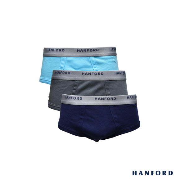 Hanford Kids/Teens Premium Cotton Hipster Briefs Orbit - Assorted Colors (3in1 Pack)