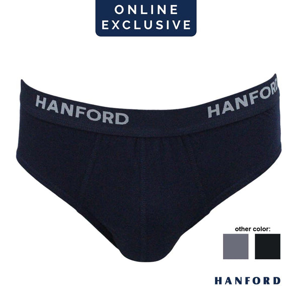 Hanford Men Regular Cotton Briefs OG Prime - Navy Blazer (1PC/Single Pack) S-4X Big Plus Size