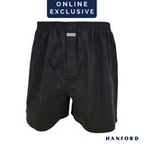 Hanford Men 100% Premium Cotton Woven Boxer Shorts Stark - Stripe (1PC/SinglePack)